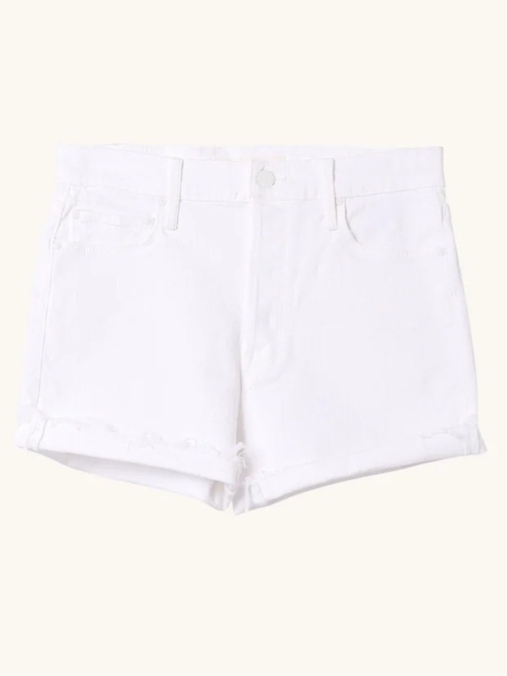 MOTHER Denim High-waisted The Proper Short in Totally Innocent, 25